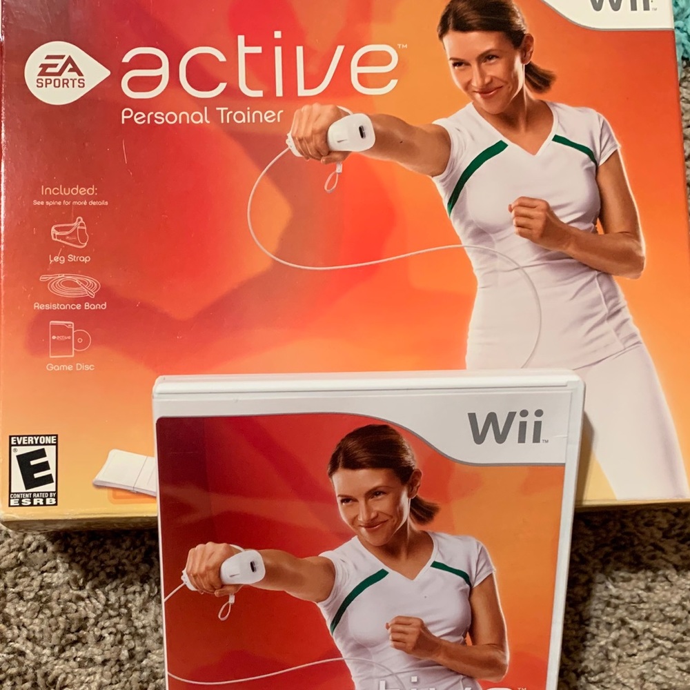 Wii Active Personal Trainer kit plus game